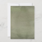 ベビーバイソンバッファローウエスタンランドスケープベビーシャワー 招待状 (裏面)