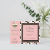 ベビーバギーシャワー招待状 招待状 (スタンド正面)