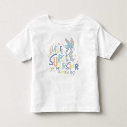 ベビーバグBUNNY™未来のスーパースターのトレーニング トドラーTシャツ (正面)