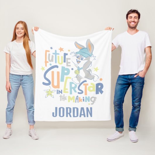 ベビーバグBUNNY™未来のスーパースターのトレーニング フリースブランケット (インサイチュ)