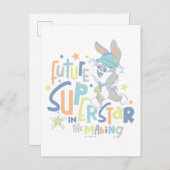 ベビーバグBUNNY™未来のスーパースターのトレーニング ポストカード (正面/裏面)