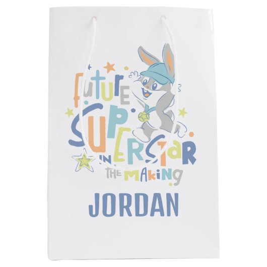 ベビーバグBUNNY™未来のスーパースターのトレーニング ミディアムペーパーバッグ (正面)