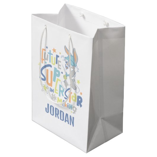 ベビーバグBUNNY™未来のスーパースターのトレーニング ミディアムペーパーバッグ (裏面アングル)