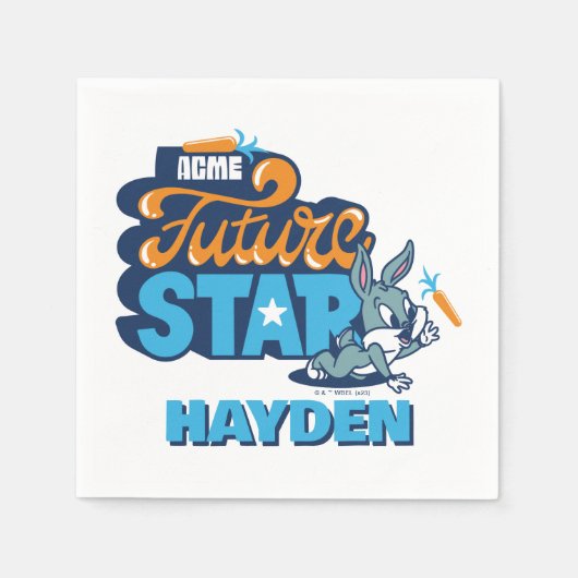 ベビーバグBUNNY™ - Future Star スタンダードカクテルナプキン (正面)