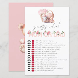 ベビーバスケット赤ちゃんシャワー誰がゲーム