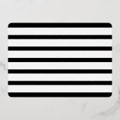 ベビーバッシュカップル赤ちゃんシャワー 箔招待状 (裏面)