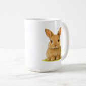 ベビーバニーインザグラス コーヒーマグカップ (正面右)