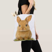 ベビーバニーインザグラス トートバッグ (クローズアップ)