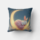 ベビーバニーオンザ三日月 クッション (裏面)