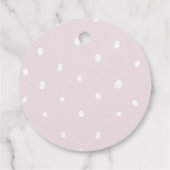 ベビーバニーフローラベビースシャワー フェイバータグ (裏面)