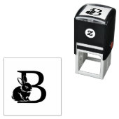 ベビーバニーラビット独身のオはっきりしたンディットモノグラム セルフインキングスタンプ (インサイチュ)