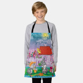 ベビーバニーリトル エプロン (着用した状態)