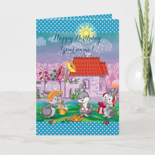 ベビーバニーリトル カード (正面)