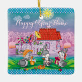 ベビーバニーリトル セラミックオーナメント (正面)