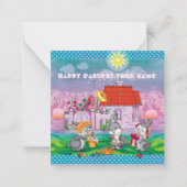 ベビーバニーリトル ノートカード (正面)