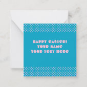 ベビーバニーリトル ノートカード (裏面)