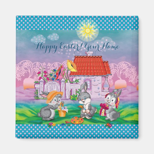 ベビーバニーリトル マグネット (正面)