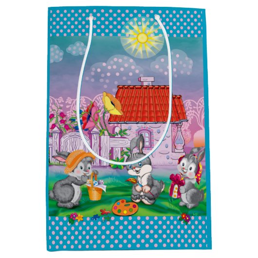 ベビーバニーリトル ミディアムペーパーバッグ (正面)