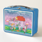 ベビーバニーリトル メタルランチボックス (正面)