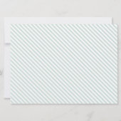 ベビーバニー切り取り 招待状 (裏面)