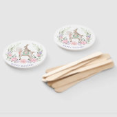 ベビーバニー&ラム春の花イースターパーティー ハンドファン (組立なし)