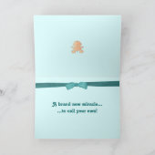 ベビーバブルがおめでとうご新生児 カード (内部)