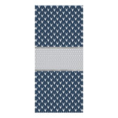 ベビーバブルワードスクランブル、ベビーシャワー、ネイビー、グレー ラックカード (裏面)