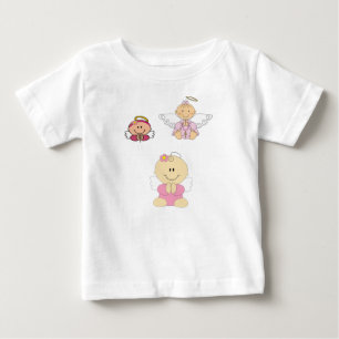 ベビーバプティスキッズシャツ  女の子の洗礼 ベビーTシャツ