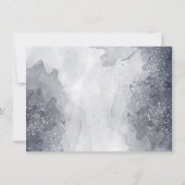 ベビーバプテカスタムス写真宗教儀式 招待状 (裏面)