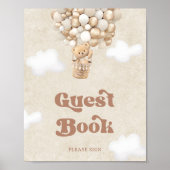 ベビーバルーズベビーシャワーゲストブックポスター ポスター (正面)