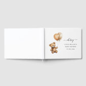 ベビーバルーズベビーシャワー男女兼用 ゲストブック (全面)