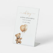 ベビーバルーズベビーシャワー男女兼用 台座サイン (正面)