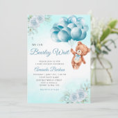 ベビーバルーズボーイバーリーベイビーシャワー待ち 招待状 (スタンド正面)