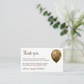 ベビーバルーンスパークルズグリッツサンキュー エンクロージャーカード (スタンド正面)