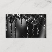 ベビーバルーンスパークルパーティーグリッツブラックありがとう エンクロージャーカード (裏面)