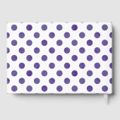 ベビーバルーン |紫王室の紫の赤ちゃんシャワー ゲストブック (裏面)