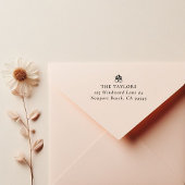 ベビーバレリナシューズファミリーネーム&差出人住所 セルフインキングスタンプ