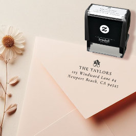 ベビーバレリナシューズファミリーネーム&差出人住所 セルフインキングスタンプ