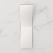 ベビーバレリーナシューズ山花ガールシャワーメニュー ロイヤリティカード (内部開封)