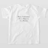 ベビーバレリーナスガールズTシャツ Tシャツ (レイダウン裏面)