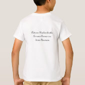ベビーバレリーナスガールズTシャツ Tシャツ (裏面)