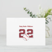 ベビーバレーウィリアムズ招待状 招待状 (スタンド正面)