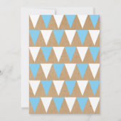 ベビーバンティンブルーバプテスマ《キリスト教》洗礼式や命名式招待状 招待状 (裏面)