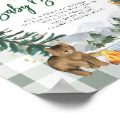 ベビーバンプの赤ちゃんシャワー記号を測定する ポスター (角)