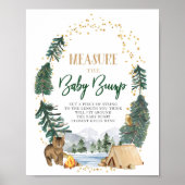 ベビーバンプの赤ちゃんシャワー記号を測定する ポスター (正面)