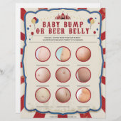 ベビーバンプまたはビールベリー[サーカステーマ] レターヘッド (正面/裏面)