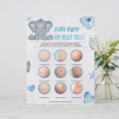 ベビーバンプまたはビールベリー[ベビーゾウ[青] レターヘッド (スタンド正面)