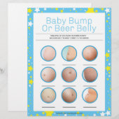 ベビーバンプまたはビールベリー[星空のナイトブルー] レターヘッド (正面/裏面)