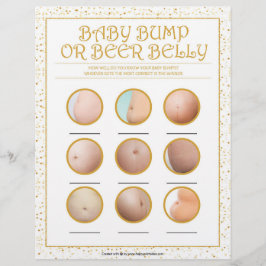 ベビーバンプまたはビールベリー[金色の輝き] レターヘッド