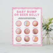 ベビーバンプまたはビールベリー[高級レース[ピンク] レターヘッド (スタンド正面)